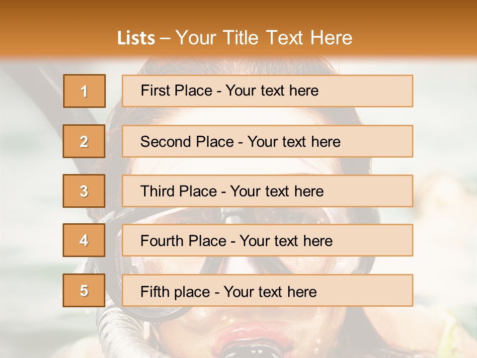 Travel Water Summer PowerPoint Template