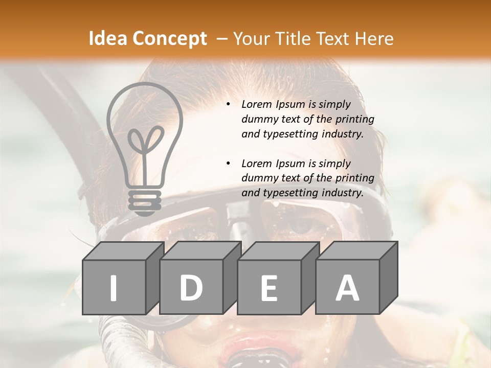 Travel Water Summer PowerPoint Template