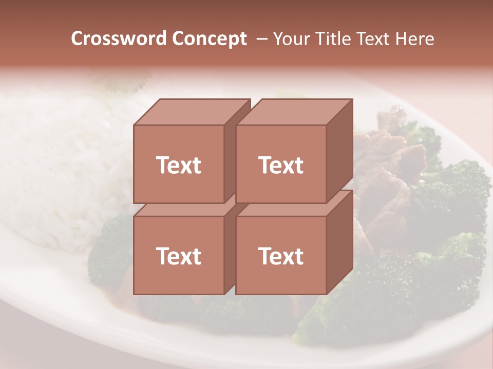 Carrot Asian Wok PowerPoint Template