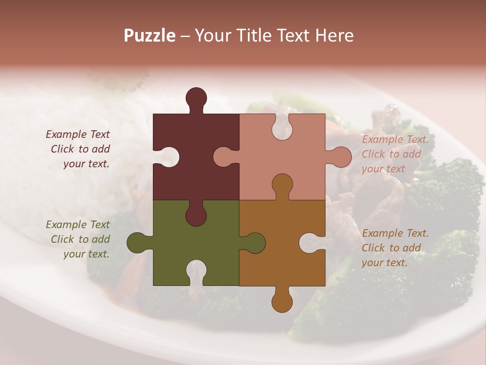 Carrot Asian Wok PowerPoint Template