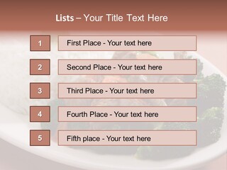 Carrot Asian Wok PowerPoint Template