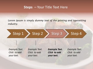 Carrot Asian Wok PowerPoint Template