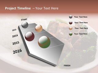 Carrot Asian Wok PowerPoint Template