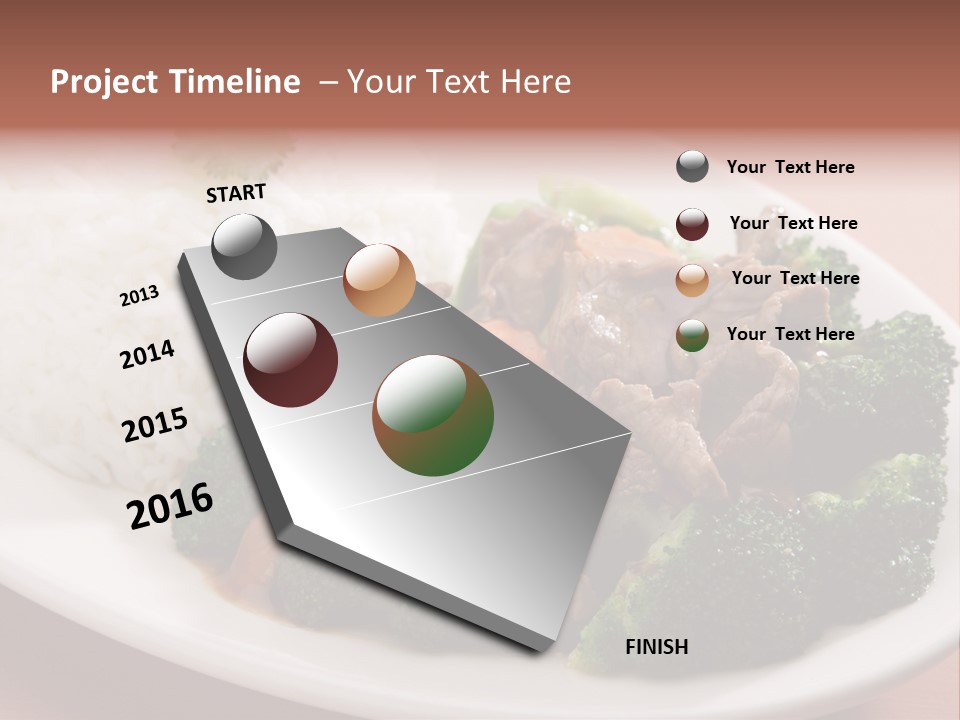 Carrot Asian Wok PowerPoint Template