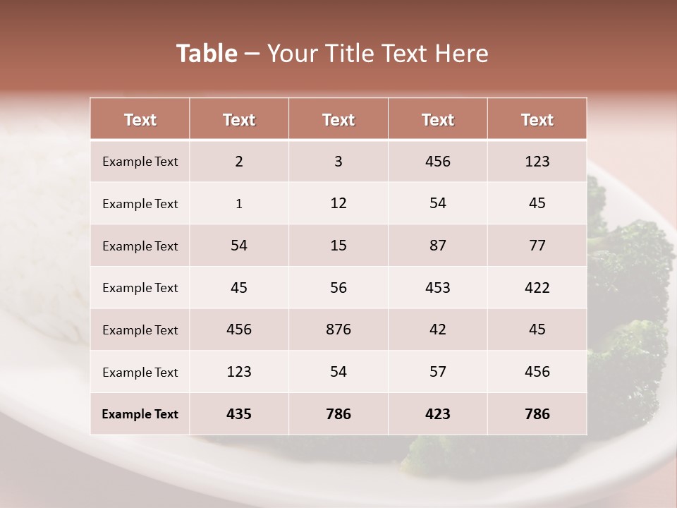 Carrot Asian Wok PowerPoint Template