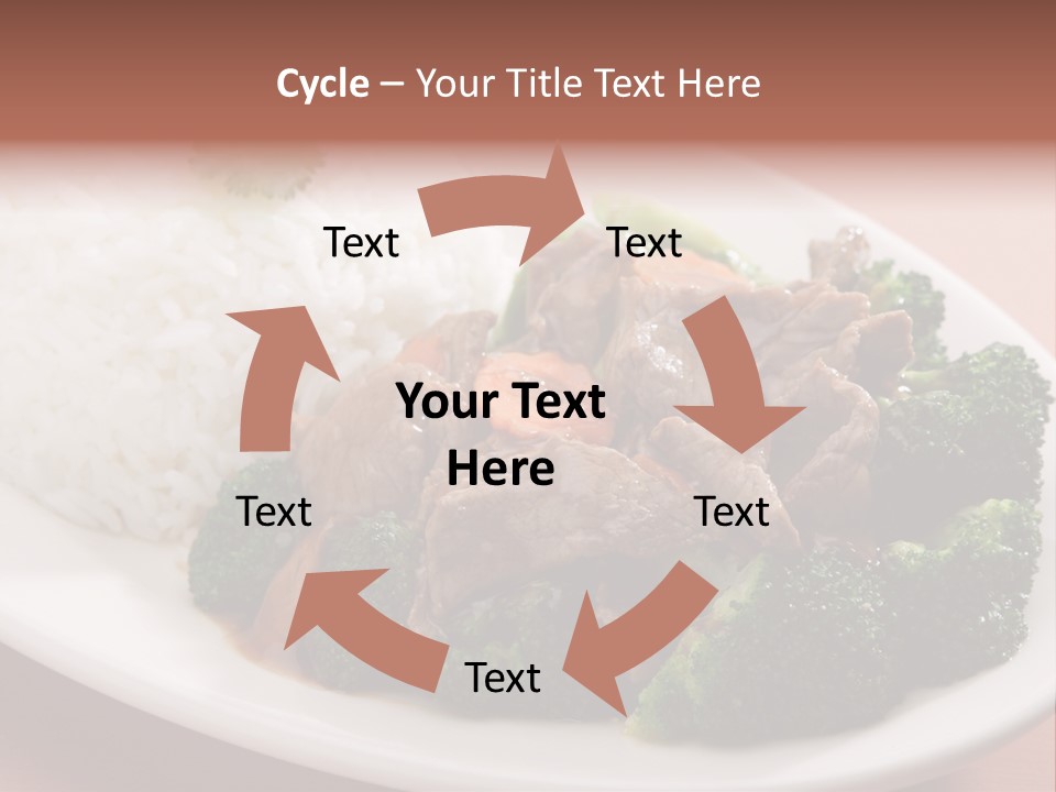 Carrot Asian Wok PowerPoint Template