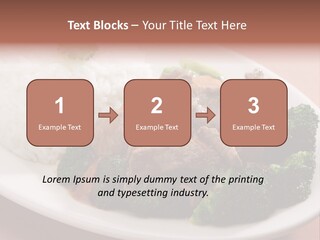 Carrot Asian Wok PowerPoint Template