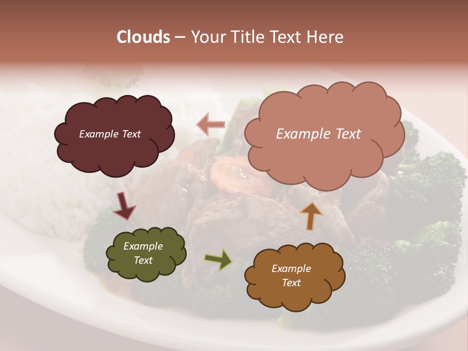 Carrot Asian Wok PowerPoint Template
