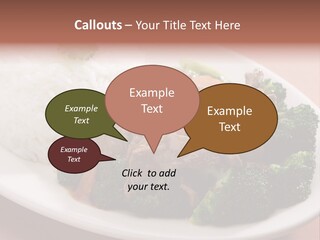 Carrot Asian Wok PowerPoint Template