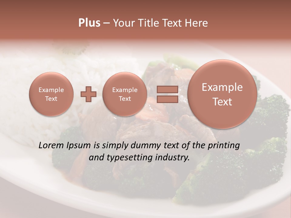 Carrot Asian Wok PowerPoint Template