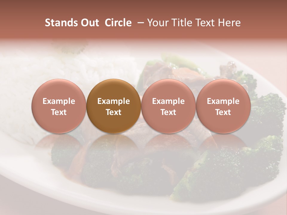 Carrot Asian Wok PowerPoint Template