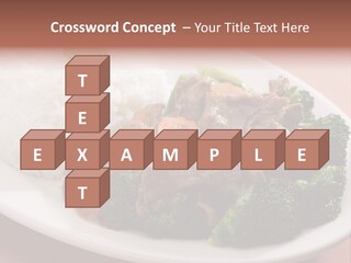 Carrot Asian Wok PowerPoint Template