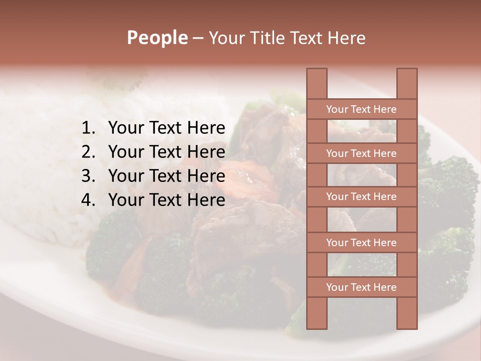 Carrot Asian Wok PowerPoint Template