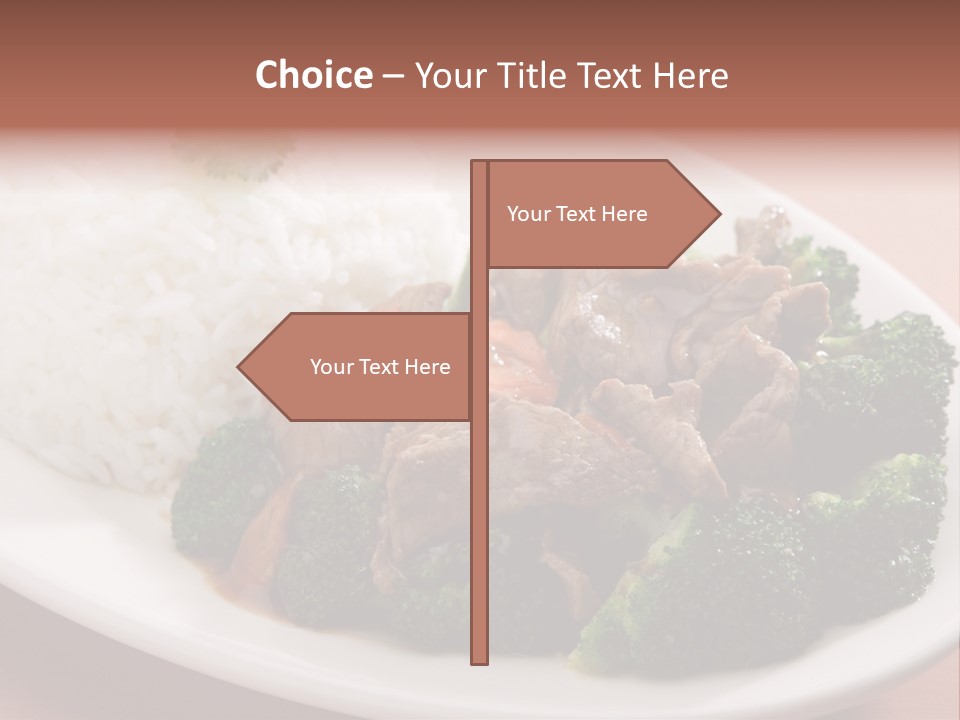 Carrot Asian Wok PowerPoint Template