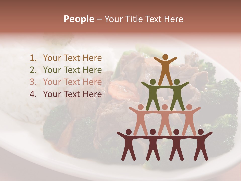 Carrot Asian Wok PowerPoint Template