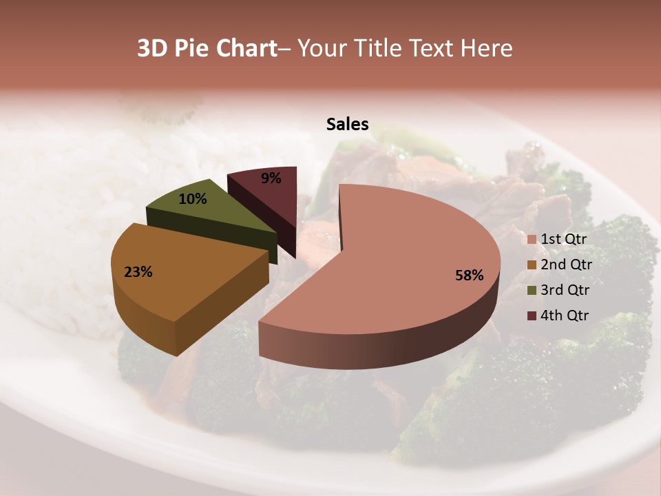 Carrot Asian Wok PowerPoint Template