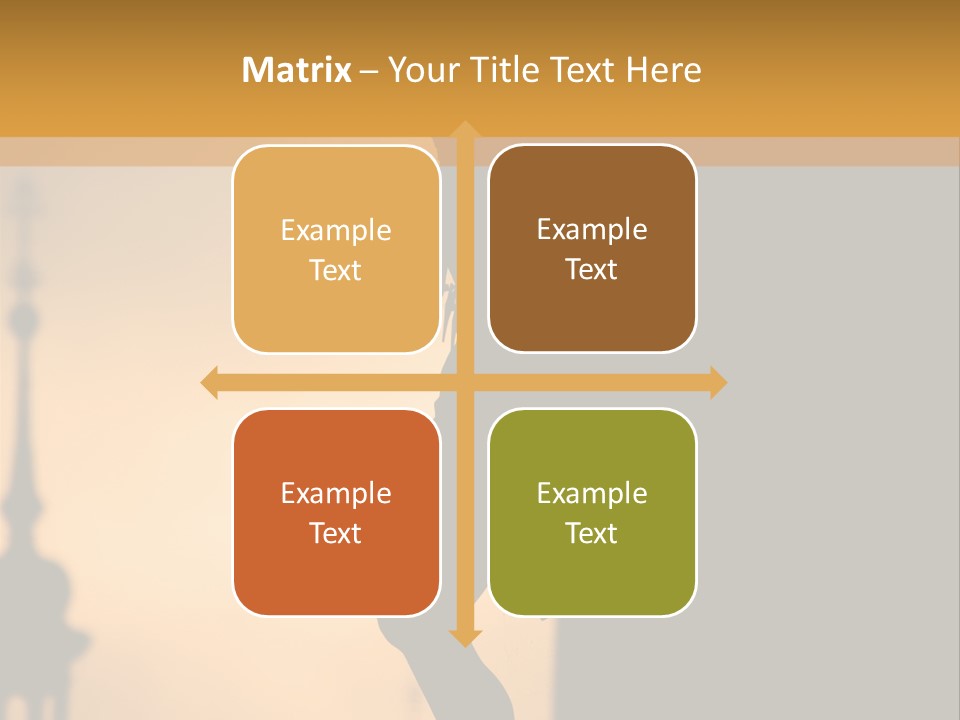 Affliction Calvary Saint PowerPoint Template