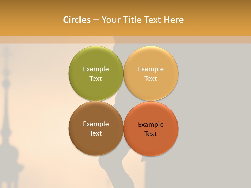 Affliction Calvary Saint PowerPoint Template