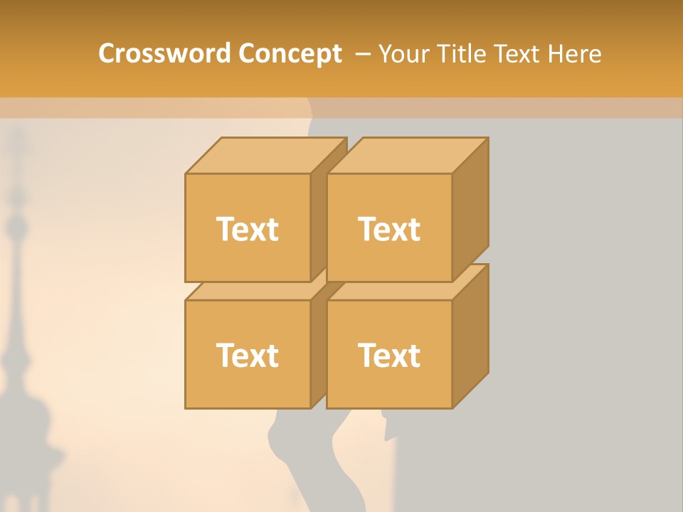 Affliction Calvary Saint PowerPoint Template