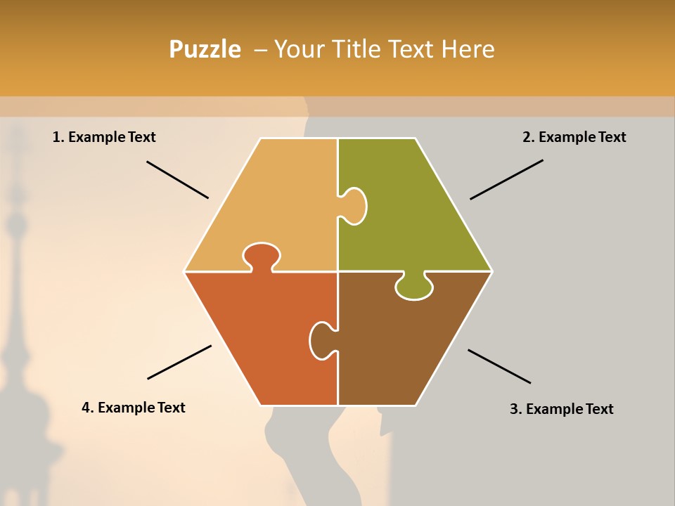 Affliction Calvary Saint PowerPoint Template