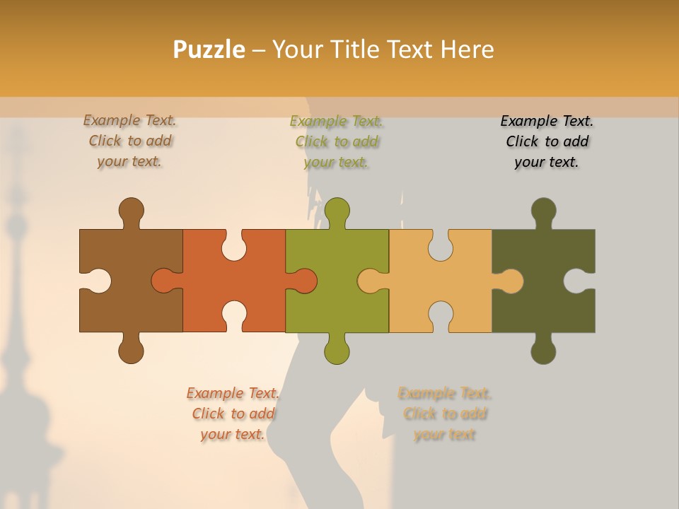 Affliction Calvary Saint PowerPoint Template