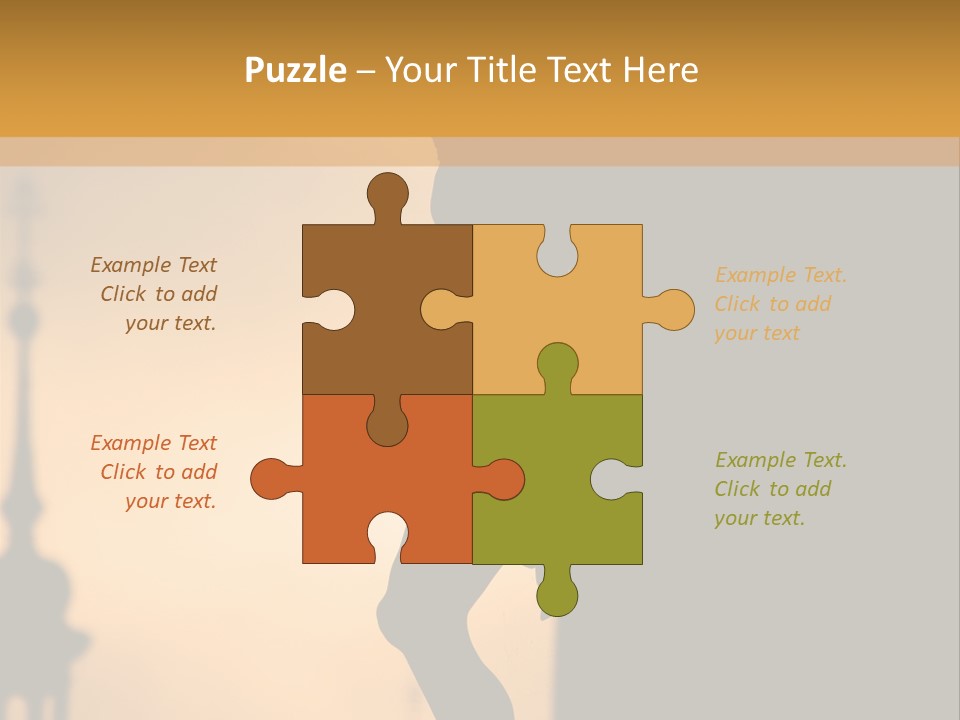Affliction Calvary Saint PowerPoint Template
