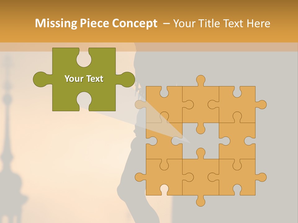 Affliction Calvary Saint PowerPoint Template