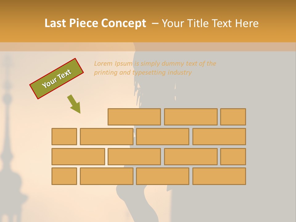 Affliction Calvary Saint PowerPoint Template