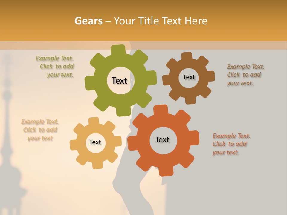 Affliction Calvary Saint PowerPoint Template