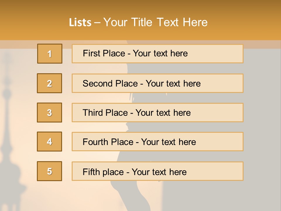 Affliction Calvary Saint PowerPoint Template