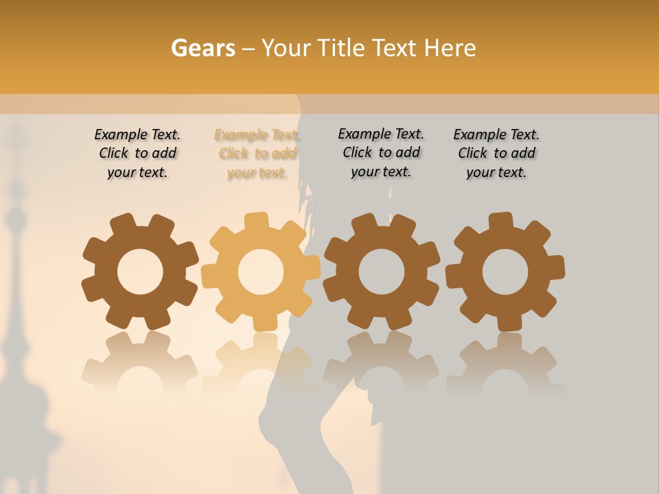 Affliction Calvary Saint PowerPoint Template