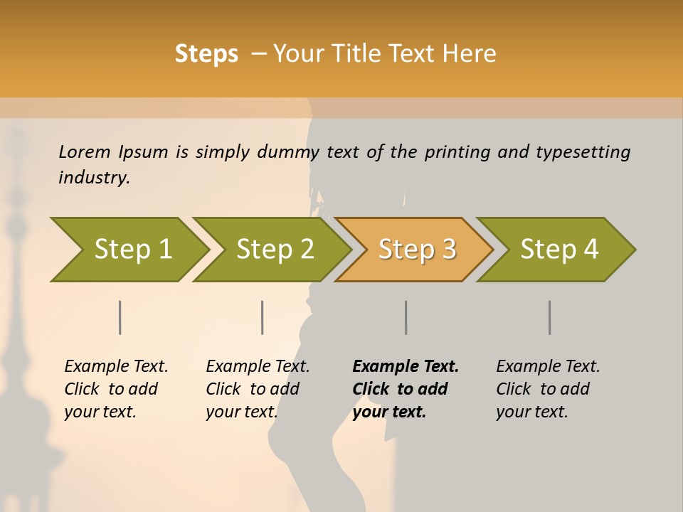 Affliction Calvary Saint PowerPoint Template