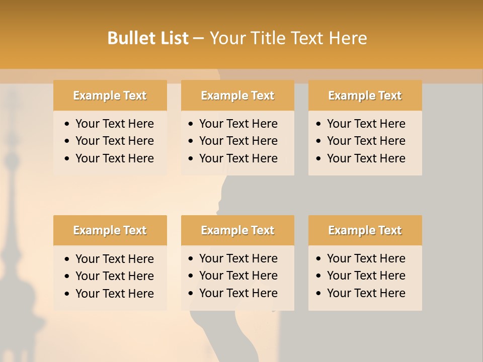 Affliction Calvary Saint PowerPoint Template