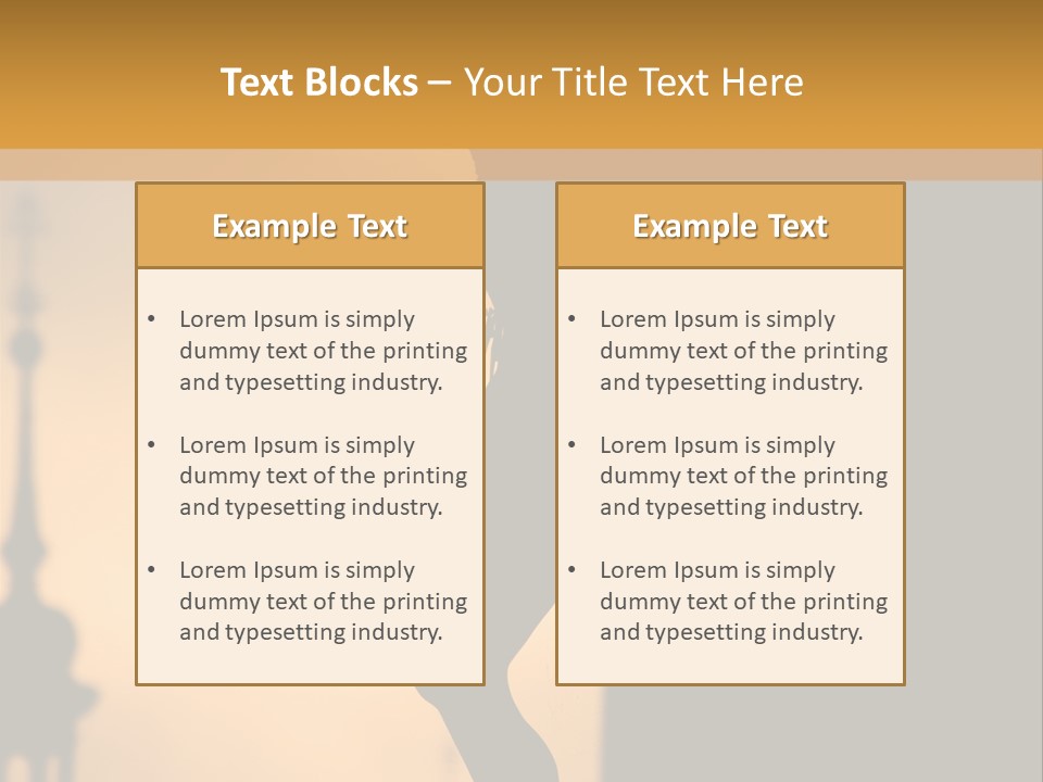 Affliction Calvary Saint PowerPoint Template