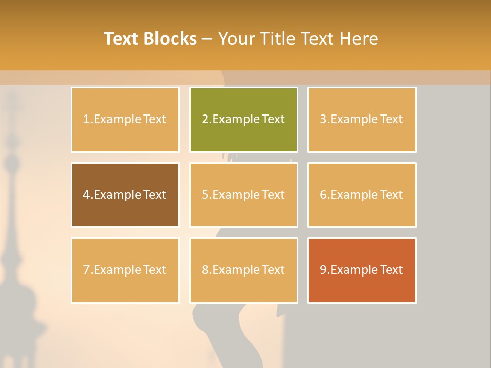 Affliction Calvary Saint PowerPoint Template