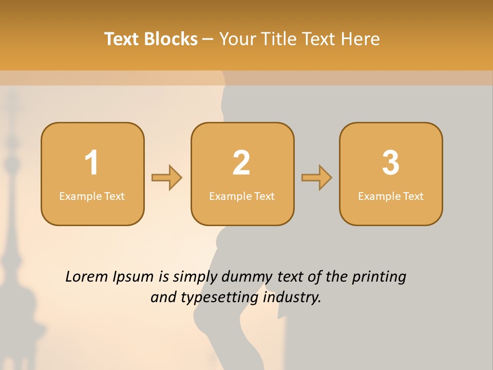 Affliction Calvary Saint PowerPoint Template