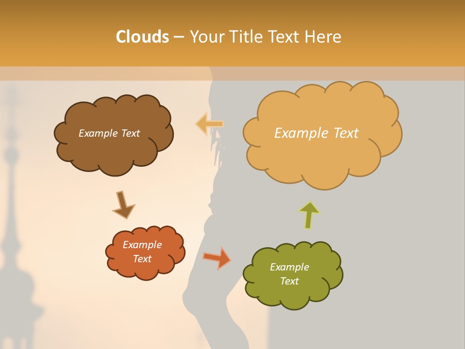 Affliction Calvary Saint PowerPoint Template