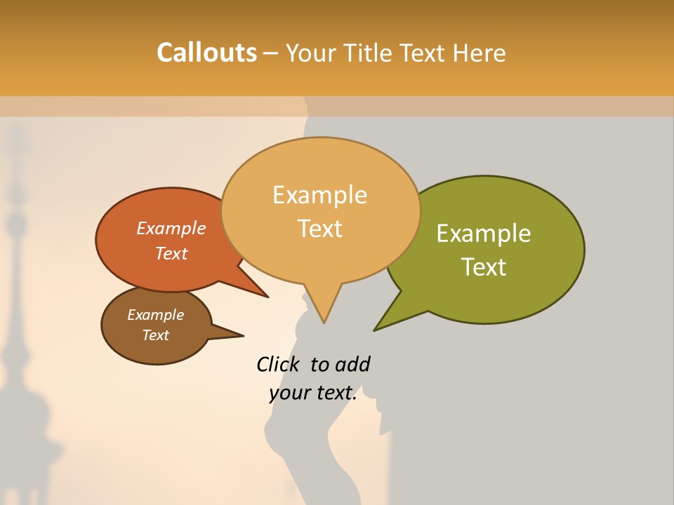 Affliction Calvary Saint PowerPoint Template