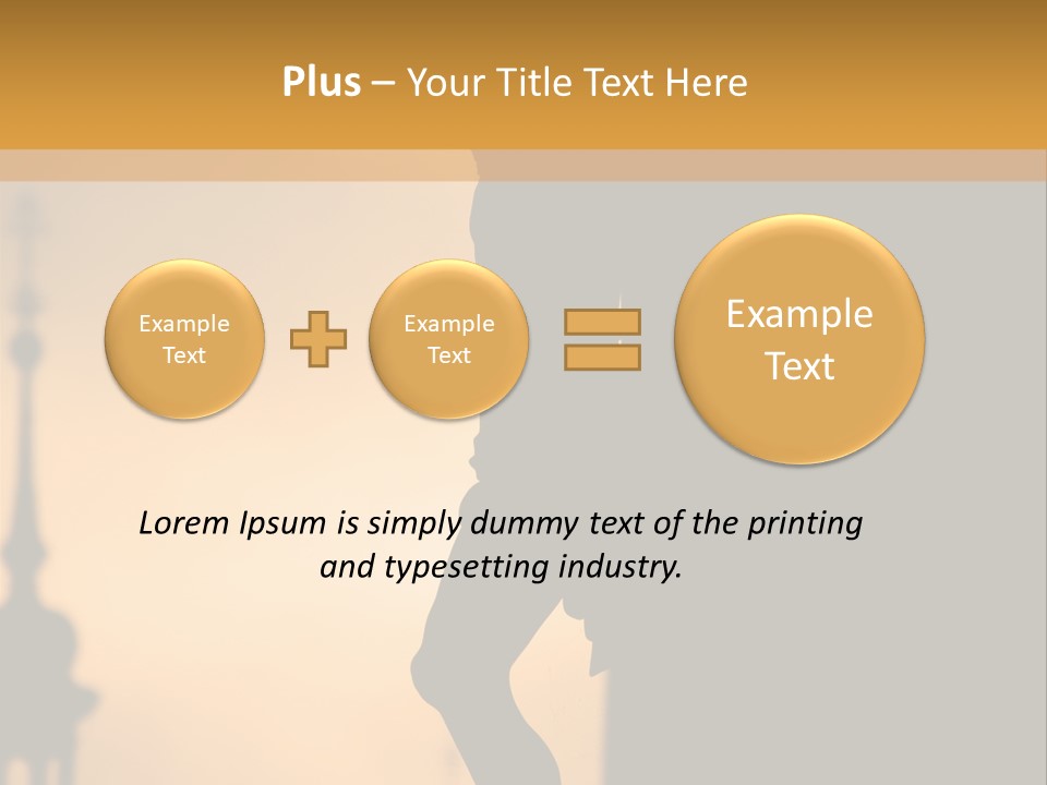 Affliction Calvary Saint PowerPoint Template