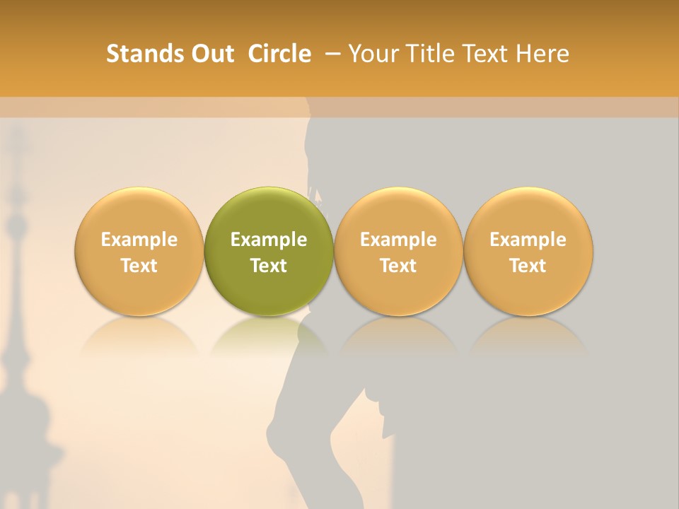 Affliction Calvary Saint PowerPoint Template