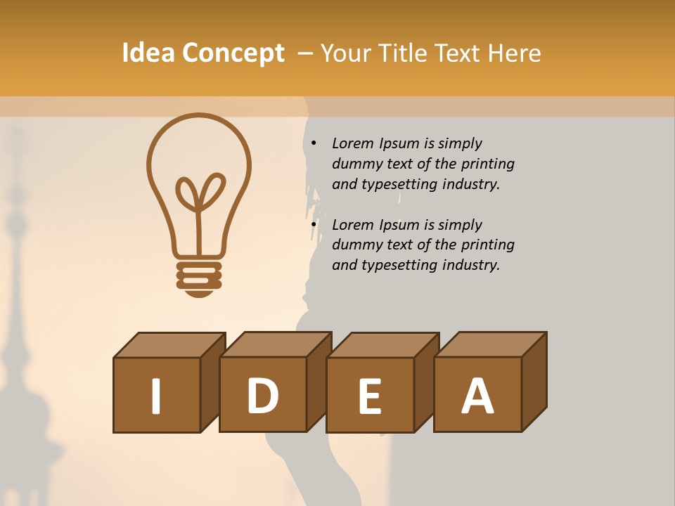 Affliction Calvary Saint PowerPoint Template