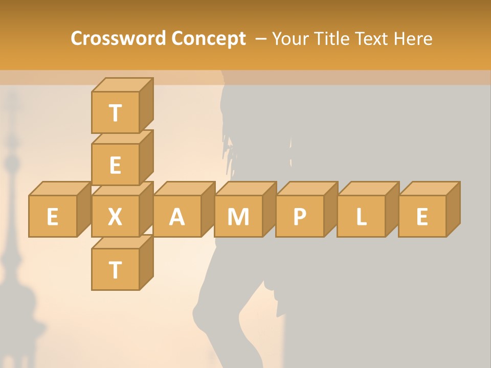 Affliction Calvary Saint PowerPoint Template