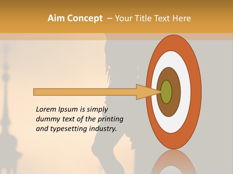 Affliction Calvary Saint PowerPoint Template