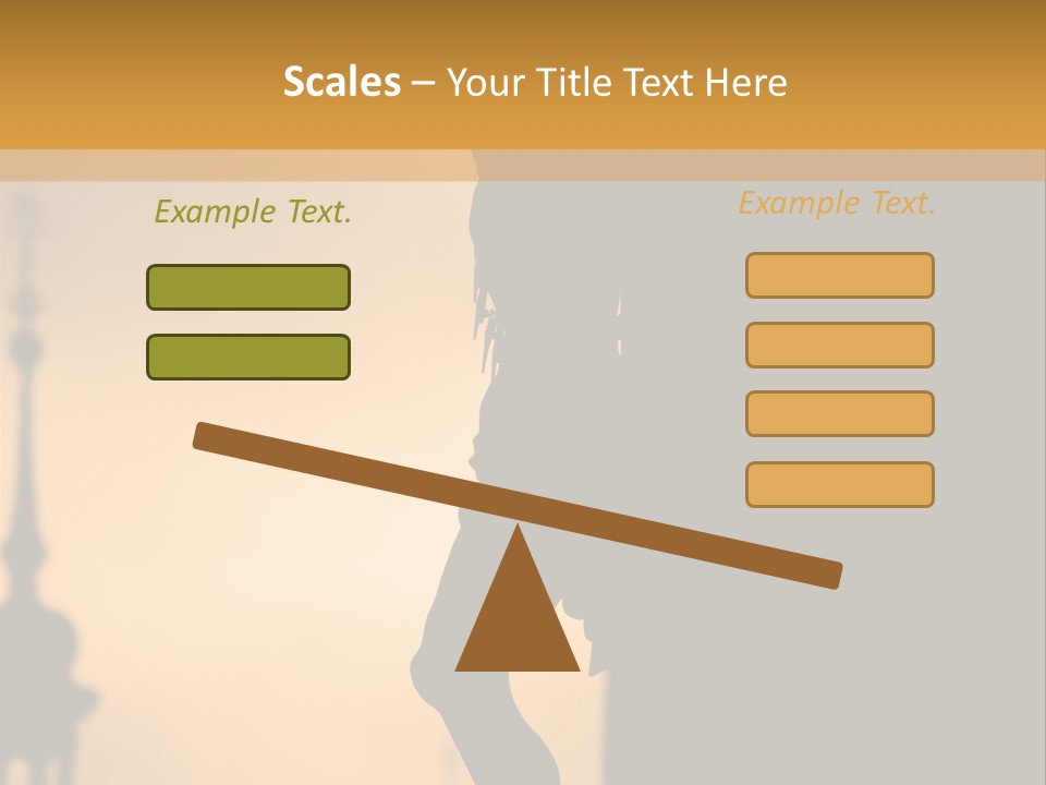 Affliction Calvary Saint PowerPoint Template