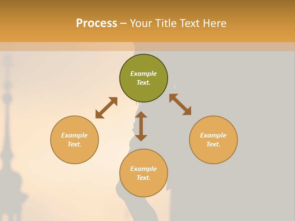 Affliction Calvary Saint PowerPoint Template