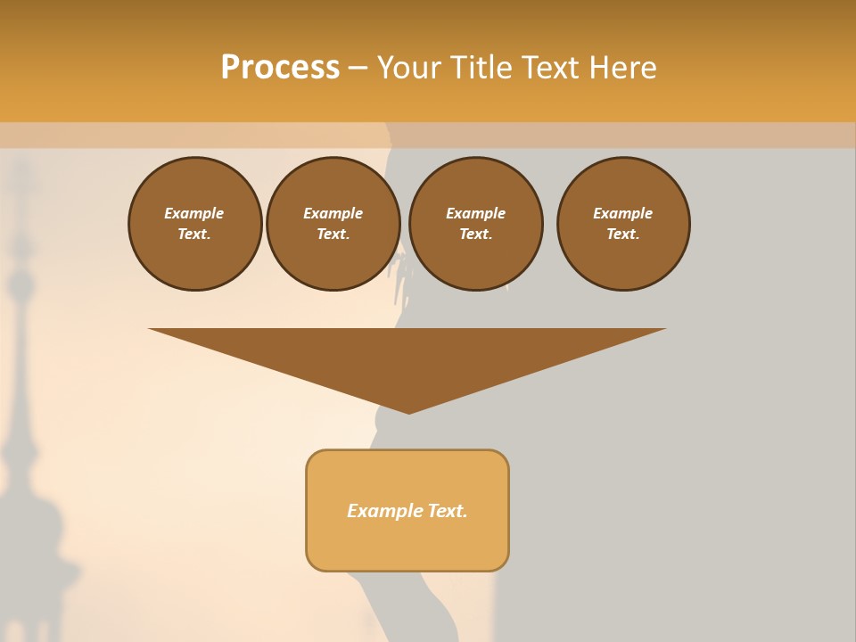 Affliction Calvary Saint PowerPoint Template