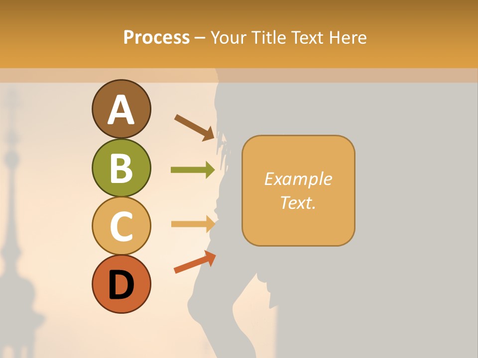 Affliction Calvary Saint PowerPoint Template
