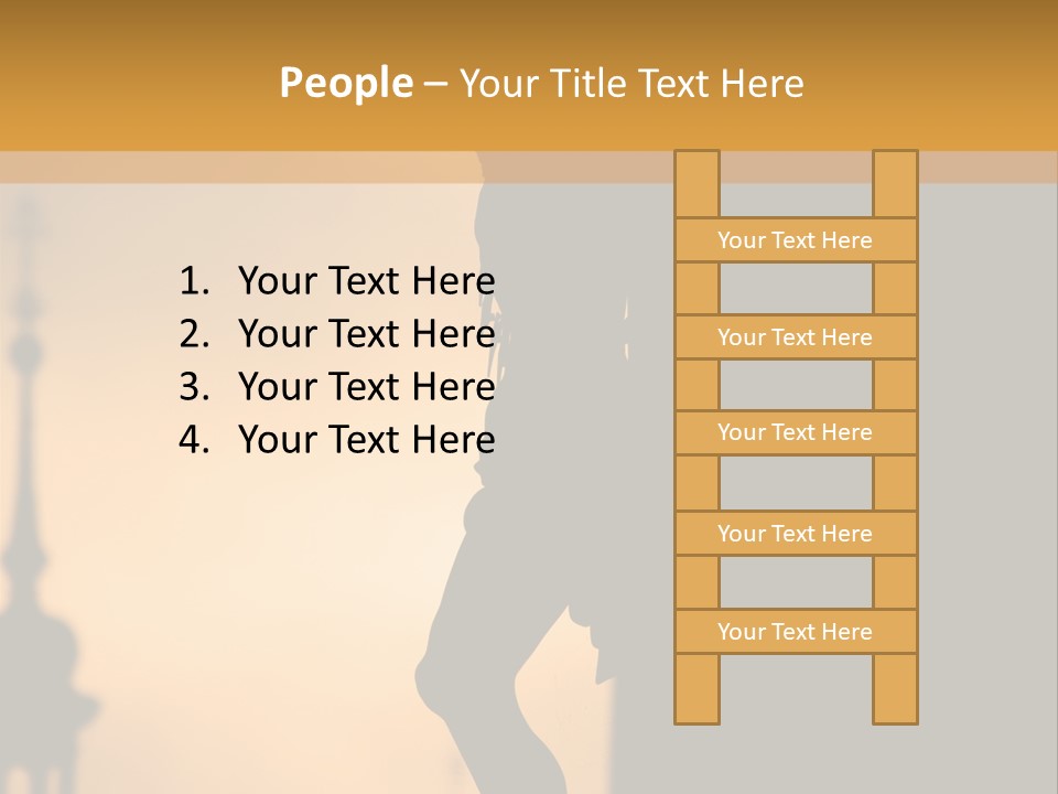 Affliction Calvary Saint PowerPoint Template