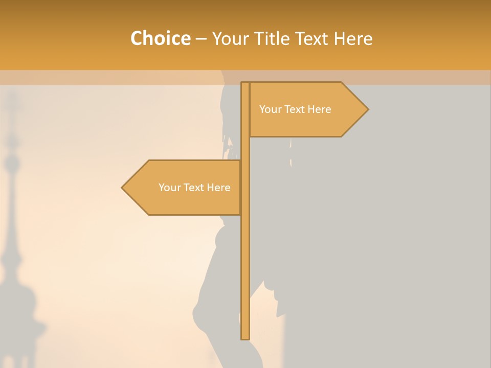 Affliction Calvary Saint PowerPoint Template