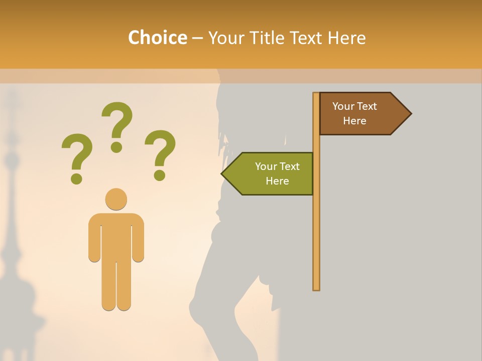 Affliction Calvary Saint PowerPoint Template